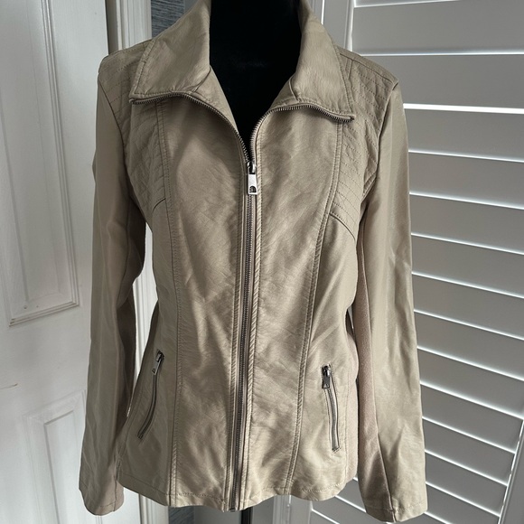 Style & Co. Jackets & Blazers - Style & Co faux leather jacket size M